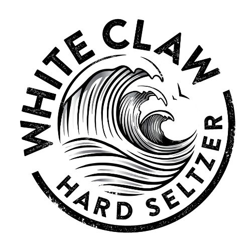 White Claw Hard Seltzer logo with wave.