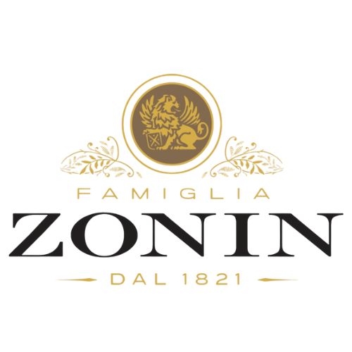 Zonin family logo with golden emblem.